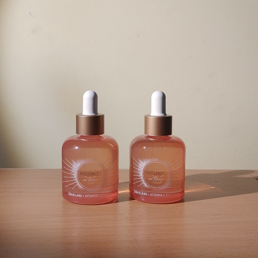 2 x Squalane + Vitamin C Rose Oil